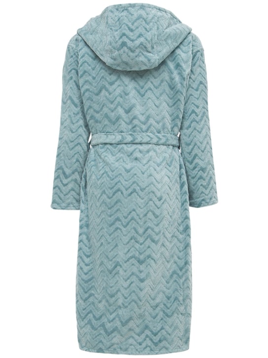 LuisaViaRoma Missoni HomeAccappatoio Rex In Cotone Con Cappuccio