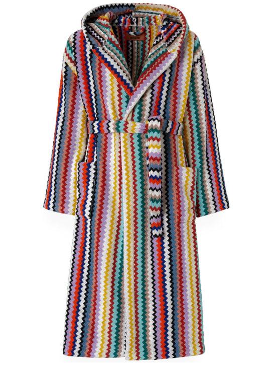 LuisaViaRoma Missoni HomeAccappatoio Riverbero con cappuccio