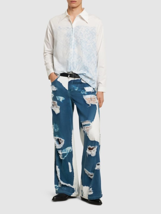 LuisaViaRoma MITHRIDATEJeans Larghi Distressed Stampati