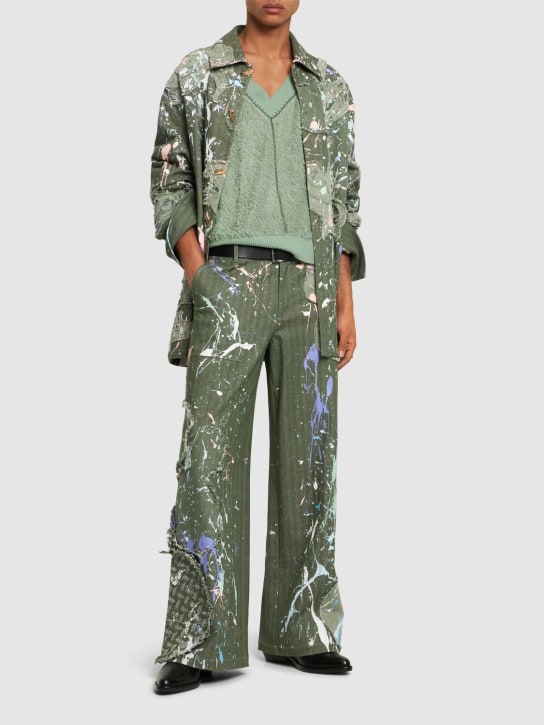 LuisaViaRoma MITHRIDATEJeans Larghi Graffiti Patchwork