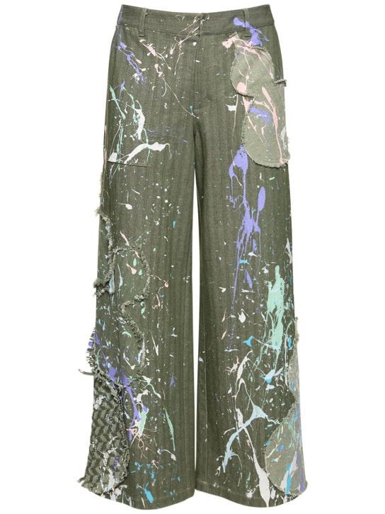 LuisaViaRoma MITHRIDATEJeans larghi Graffiti patchwork