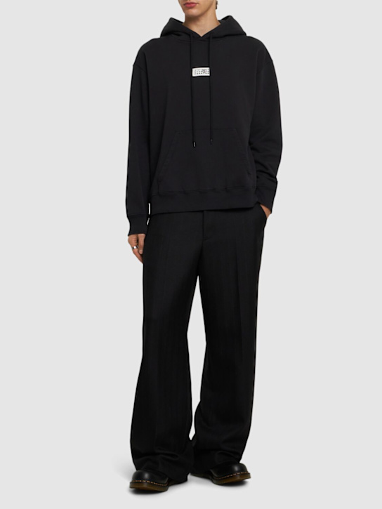 LuisaViaRoma MM6 Maison MargielaFelpa In Cotone Washed Con Cappuccio