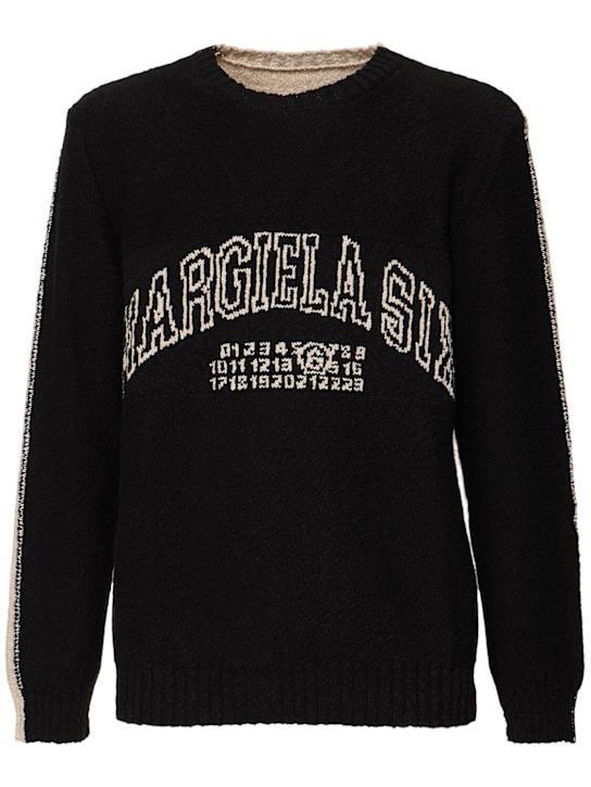 LuisaViaRoma MM6 Maison MargielaMaglia Margiela Six in cotone e lino