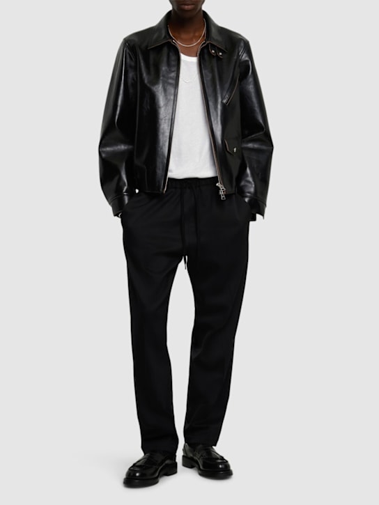 LuisaViaRoma MM6 Maison MargielaPantaloni Jogger Sartoriali In Misto Lana