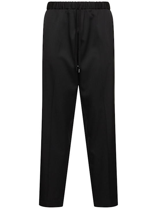 LuisaViaRoma MM6 Maison MargielaPantaloni jogger sartoriali in misto lana