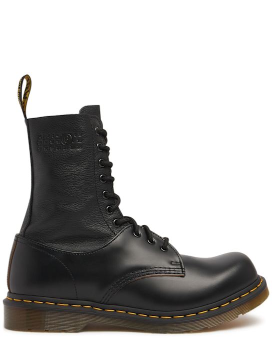 LuisaViaRoma MM6 Maison MargielaStivali Dr Martens x MM6 10 Eye 1460
