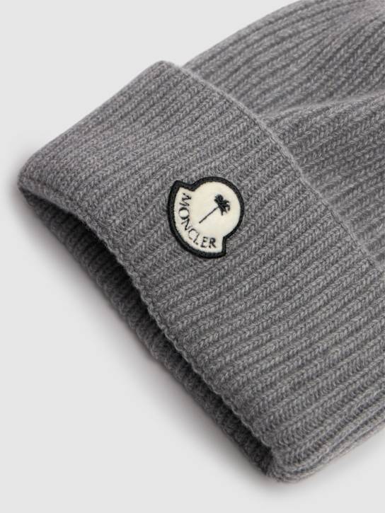 LuisaViaRoma Moncler GeniusCappello Beanie Moncler X Palm Angels In Lana