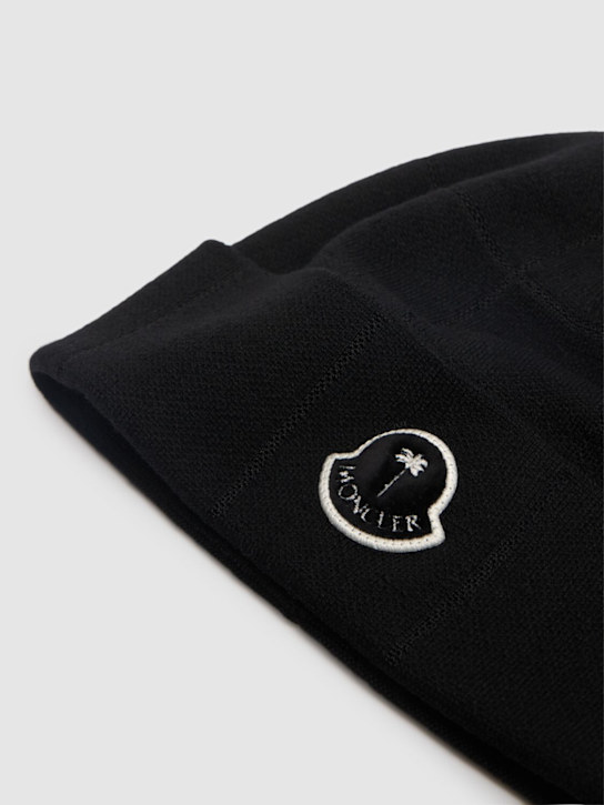 LuisaViaRoma Moncler GeniusCappello Beanie Moncler X Palm Angels In Lana