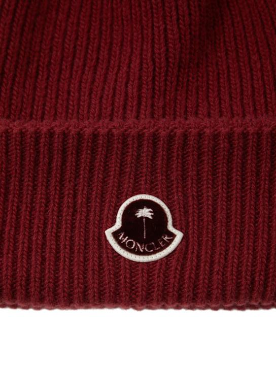 LuisaViaRoma Moncler GeniusCappello Beanie Moncler X Palm Angels In Lana