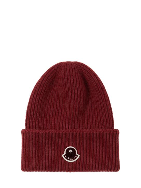 LuisaViaRoma Moncler GeniusCappello beanie Moncler x Palm Angels in lana