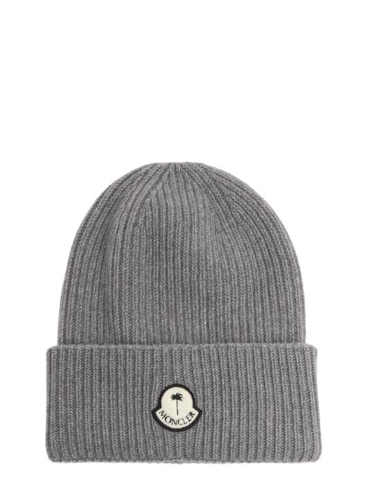 LuisaViaRoma Moncler GeniusCappello beanie Moncler x Palm Angels in lana