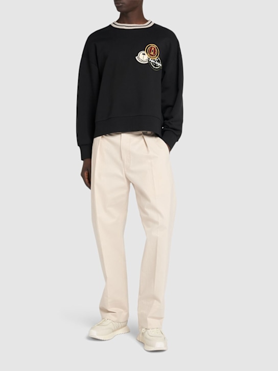LuisaViaRoma Moncler GeniusFelpa Moncler X Palm Angels In Cotone