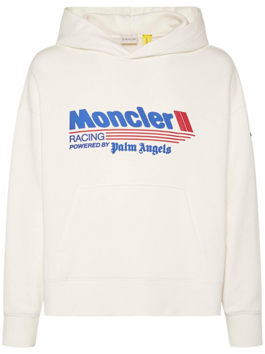 LuisaViaRoma Moncler GeniusFelpa Moncler x Palm Angels in cotone / cappuccio