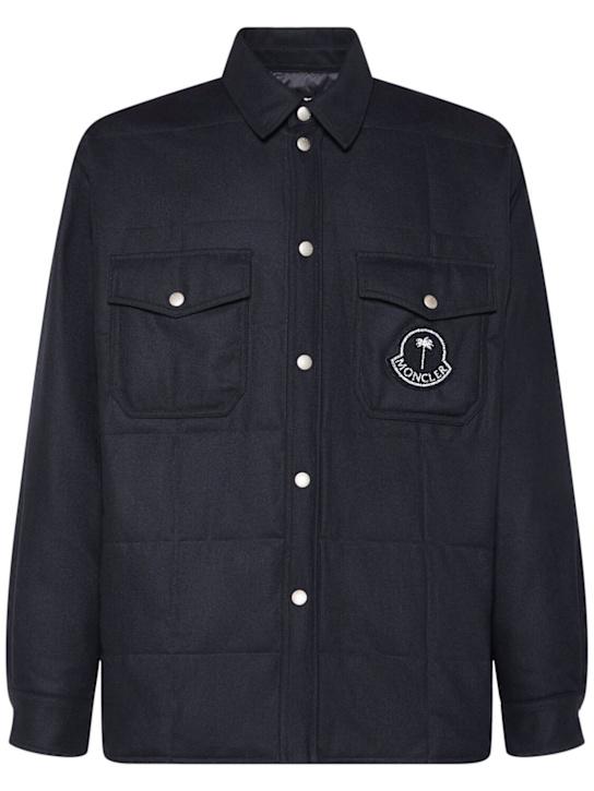 LuisaViaRoma Moncler GeniusPiumino Moncler x Palm Angels in lana