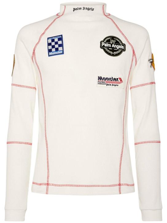 LuisaViaRoma Moncler GeniusT-shirt Moncler x Palm Angels in cotone