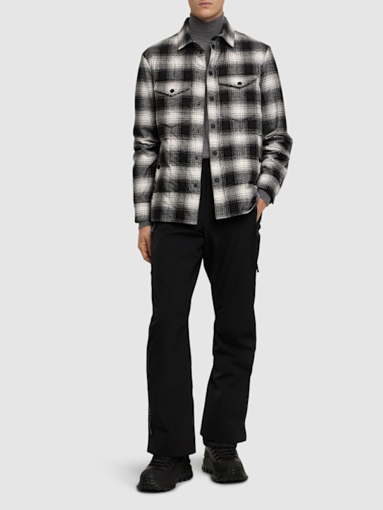 LuisaViaRoma Moncler GrenobleGelt Check Cotton Shirt Jacket