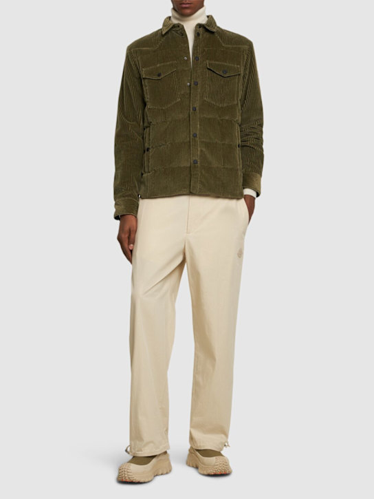 LuisaViaRoma Moncler GrenobleGelt Cotton Down Shirt Jacket