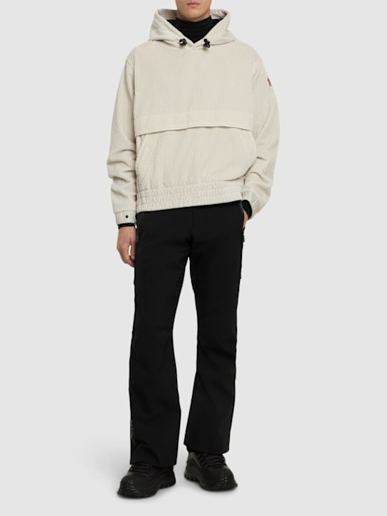 LuisaViaRoma Moncler GrenobleGiacca In Cotone Millerighe Stretch