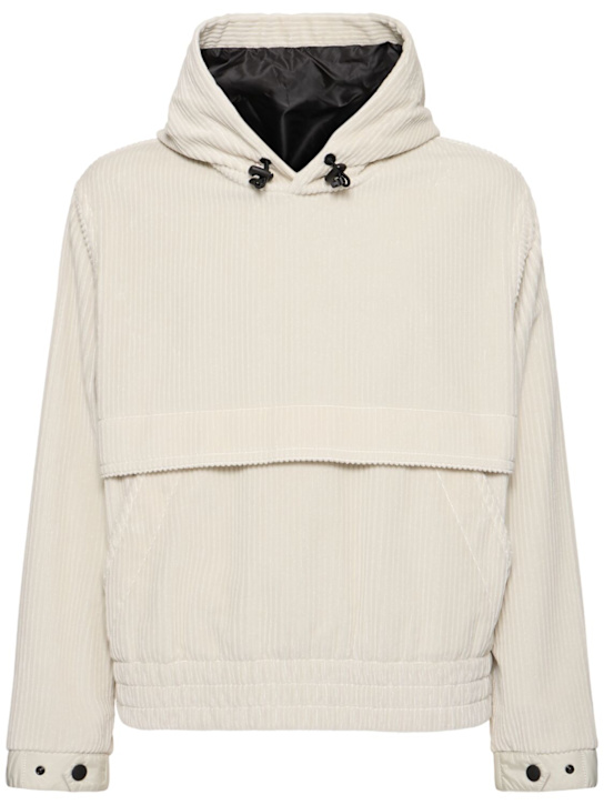 LuisaViaRoma Moncler GrenobleGiacca in cotone millerighe stretch