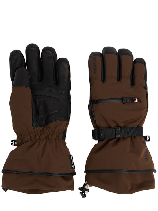 LuisaViaRoma Moncler GrenobleLogo padded tech ski gloves