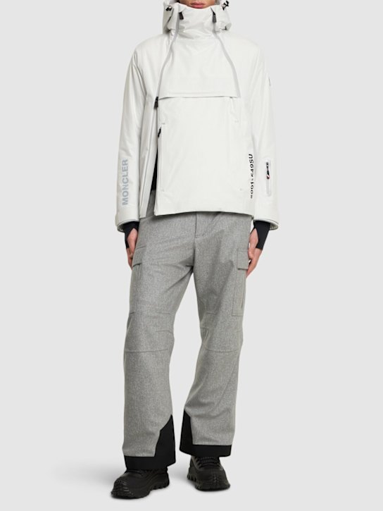 LuisaViaRoma Moncler GrenoblePantaloni Da Sci In Flanella Di Techno Lana