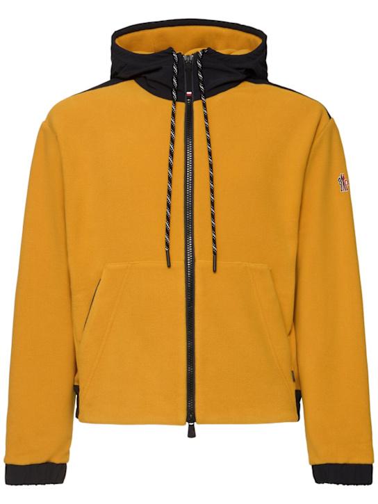 LuisaViaRoma Moncler GrenoblePiumino cardigan in Polartec con zip
