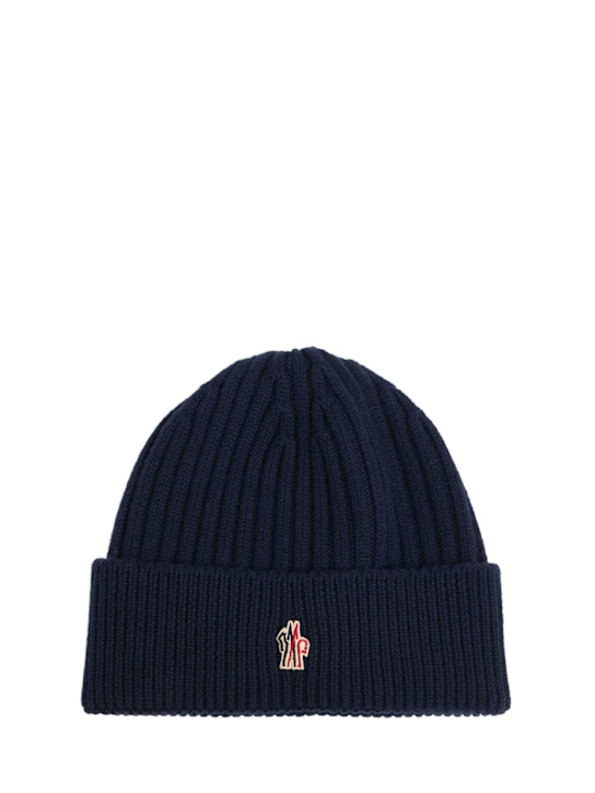 LuisaViaRoma Moncler GrenobleRibbed knit virgin wool beanie