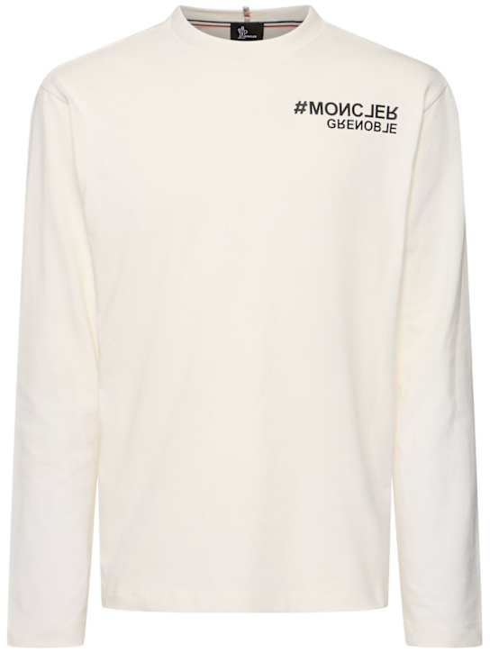 LuisaViaRoma Moncler GrenobleT-shirt in cotone con logo