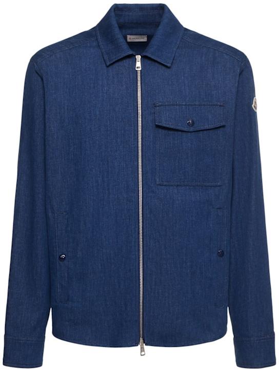 LuisaViaRoma MonclerCamicia in denim di cotone con zip