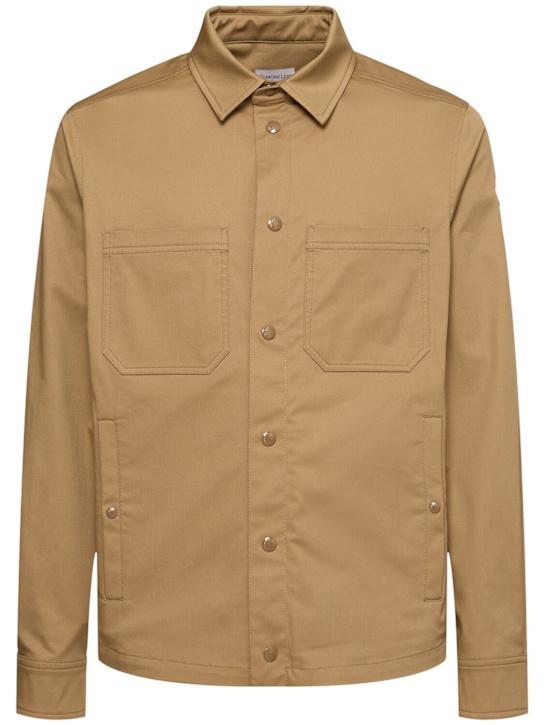 LuisaViaRoma MonclerCamicia in gabardina di misto cotone