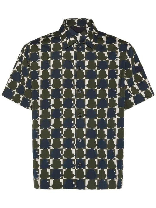 LuisaViaRoma MonclerCamicia in popeline di cotone stampato