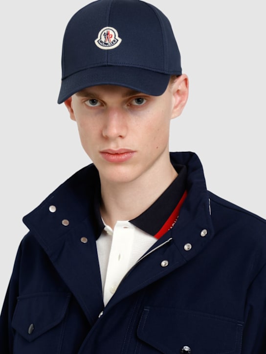 LuisaViaRoma MonclerCappello Baseball In Gabardina Di Cotone