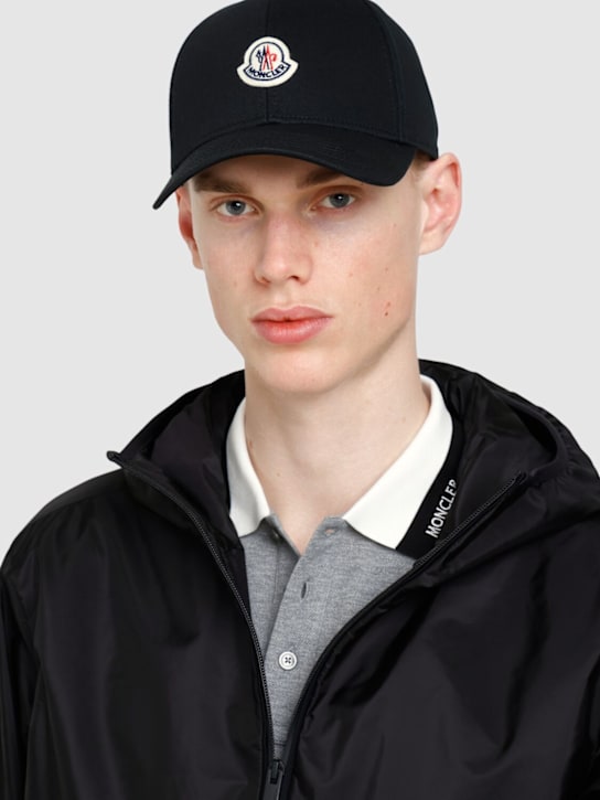 LuisaViaRoma MonclerCappello Baseball In Gabardina Di Cotone