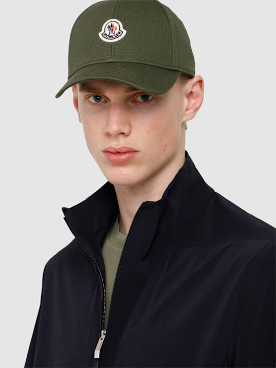 LuisaViaRoma MonclerCappello Baseball In Gabardina Di Cotone