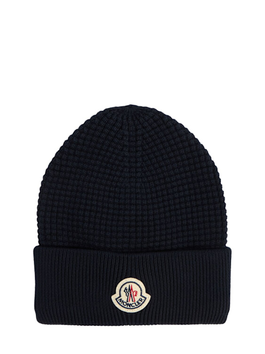 LuisaViaRoma MonclerCappello Beanie In Cotone Con Logo