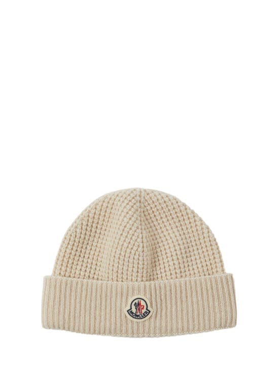 LuisaViaRoma MonclerCappello beanie in lana e cashmere con logo