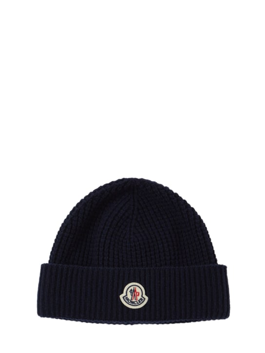 LuisaViaRoma MonclerCappello beanie in lana e cashmere con logo