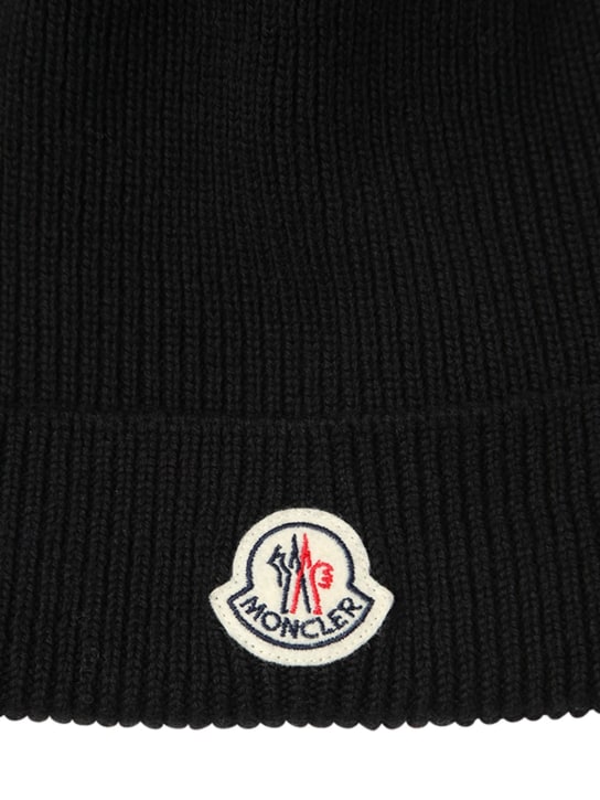 LuisaViaRoma MonclerCappello Beanie In Maglia Di Lana Vergine