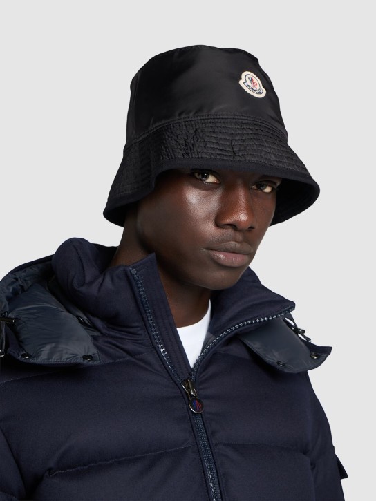 LuisaViaRoma MonclerCappello Bucket In Misto Lana Vergine Con Logo