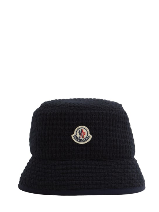 LuisaViaRoma MonclerCappello bucket in misto lana vergine con logo