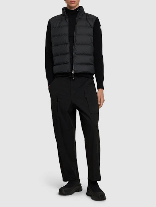LuisaViaRoma MonclerCardigan Imbottito In Lana Vergine