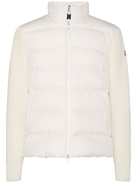 LuisaViaRoma MonclerCardigan imbottito in lana vergine