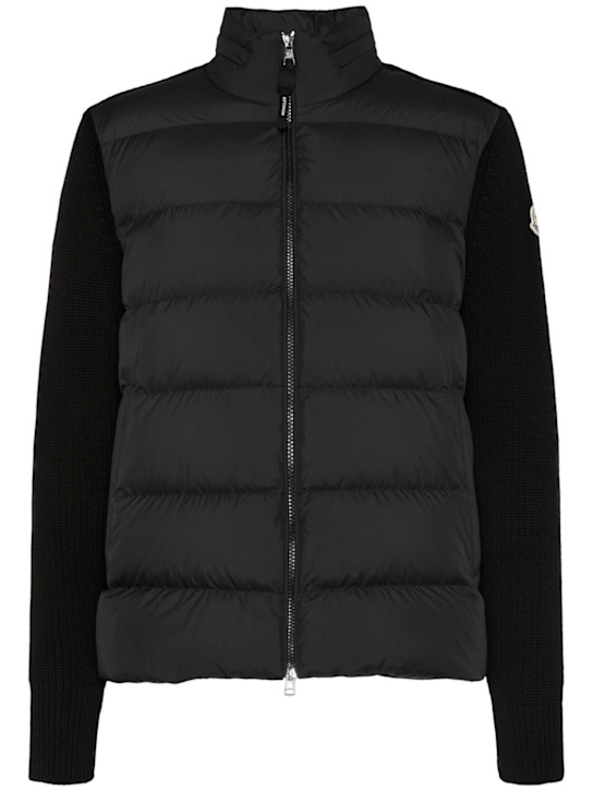 LuisaViaRoma MonclerCardigan imbottito in lana vergine