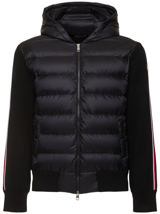 LuisaViaRoma MonclerCardigan in nylon e lana imbottito
