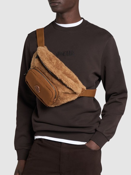 LuisaViaRoma MonclerDurance Monogram Synthetic Belt Bag