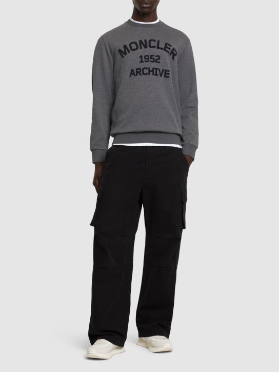LuisaViaRoma MonclerFelpa In Cotone Leggero Con Logo