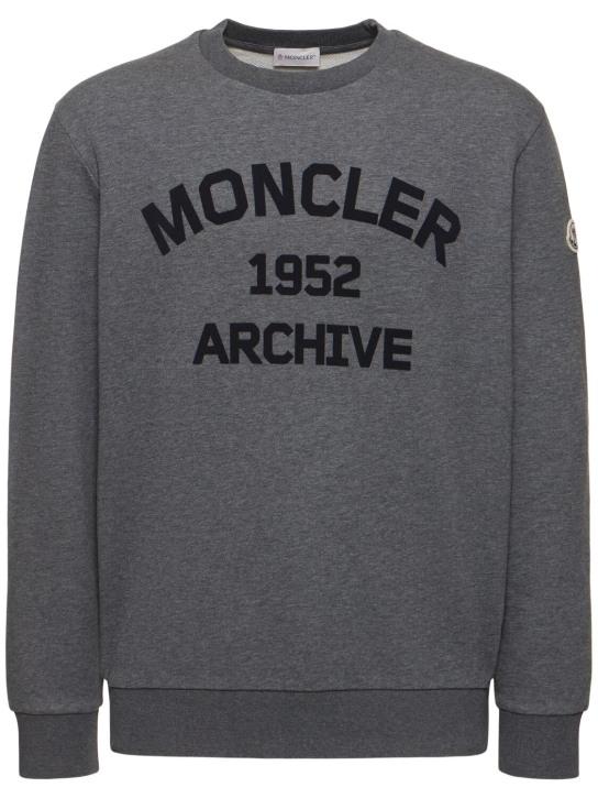 LuisaViaRoma MonclerFelpa in cotone leggero con logo