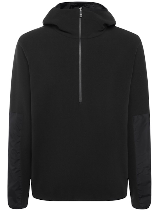 LuisaViaRoma MonclerFelpa in nylon con zip e cappuccio