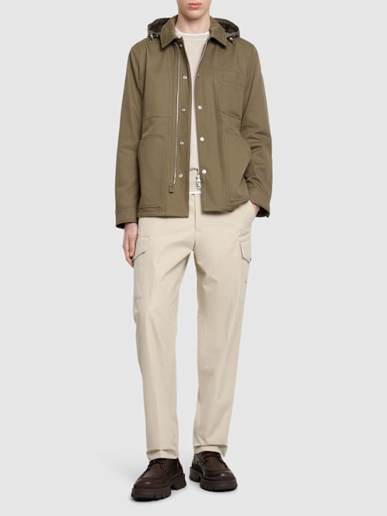 LuisaViaRoma MonclerGiacca Guerledan In Cotone Con Cappuccio