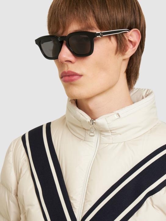 LuisaViaRoma MonclerGradd Squared Acetate Sunglasses